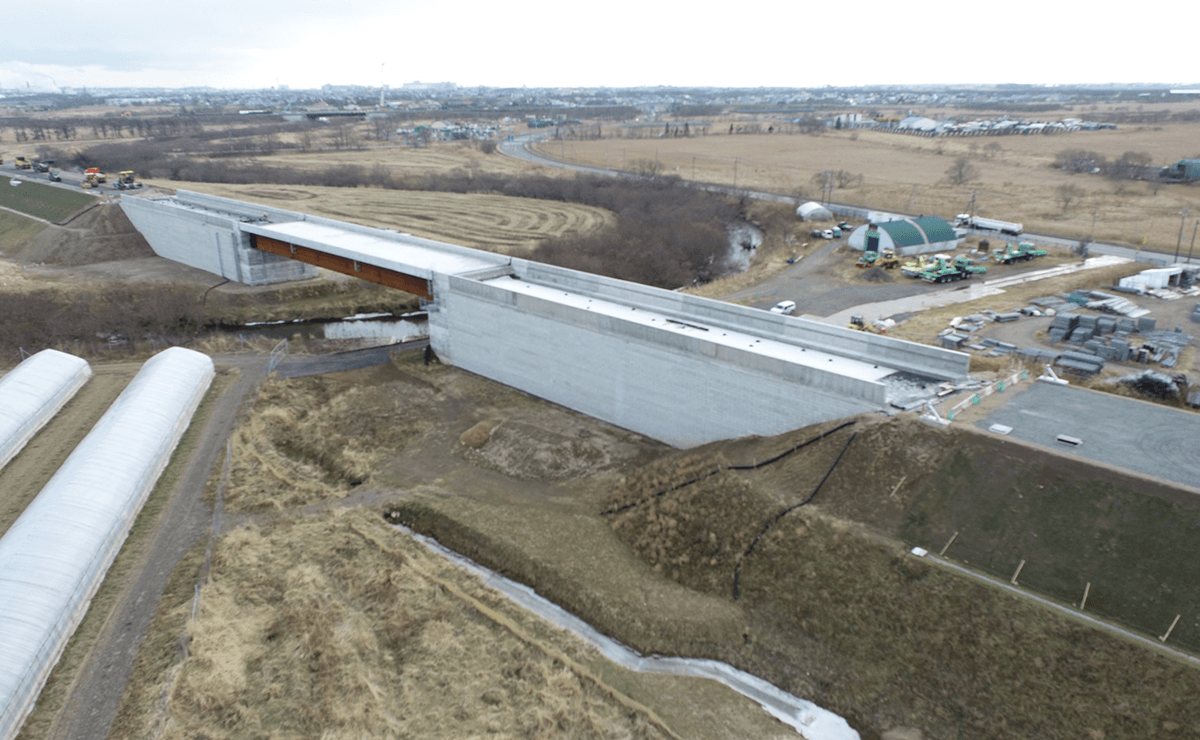 北海道横断自動車道釧路市鶴野西改良